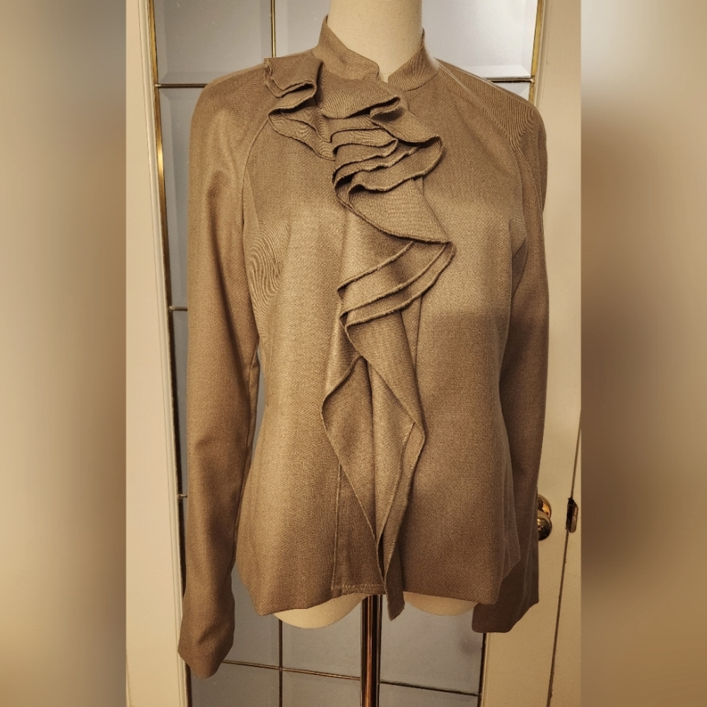 Anne Klein Tan Blazer Size 6
